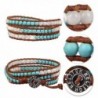KELITCH Turquoise Bracelet Handmade Fashion in Women's Wrap Bracelets