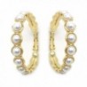Sparkly Bride Earrings Simulated Fashion in Women's Clip-Ons Earrings