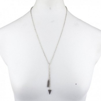 Lux Accessories Burnished Silvertone Necklace