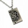 Silver Tree of Life Hearts Cremation Urn Keepsake Memorial Stash Pendant Locket Necklace Capsule Jewelry - CF12CGJ5WTN