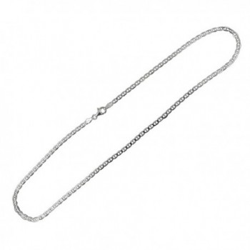 Italian Sterling Silver 2 7mm Marina in Women's Chain Necklaces