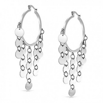 Bling Jewelry Bohemian Chandelier Stainless in Women's Hoop Earrings