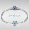 NinaQueen Butterfly Sterling Christmas Anniversary in Women's Charms & Charm Bracelets