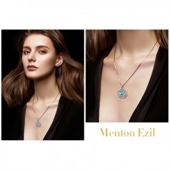 Menton Ezil Swarovski Necklace Pendant in Women's Pendants