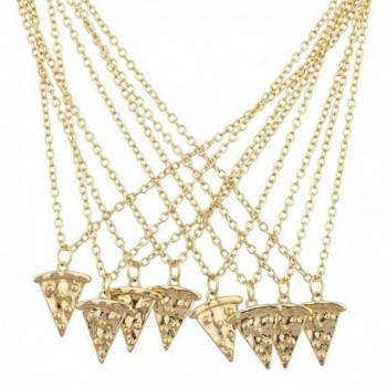 Lux Accessories Goldtone Friends Necklace