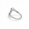 Interlock Knot Twisted Band Ring in Women's Band Rings