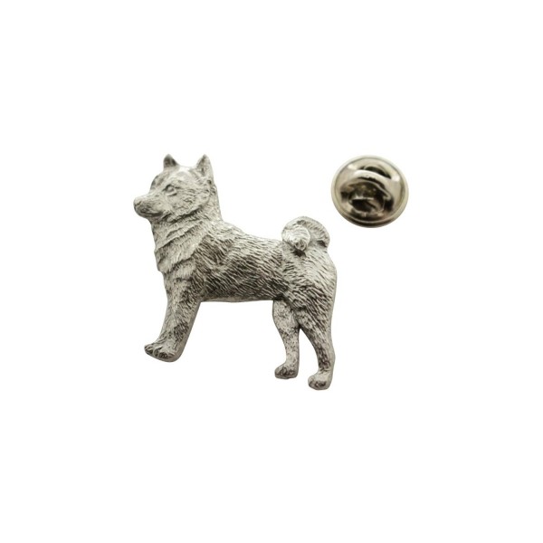 Shiba Inu Pin ~ Antiqued Pewter ~ Lapel Pin ~ Sarah's Treats & Treasures - CN12N69L9RX