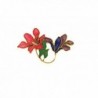 Art Nouveau Style Floral Brooch - CJ110TDBQLH