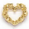 Akianna Gold tone Swarovski Crystals Valentine in Women's Brooches & Pins