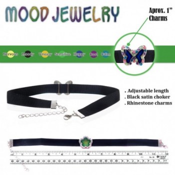 Frogsac Mood Rhinestone Choker Adjustable