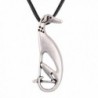 Paw Paw House Sitting Greyhound Necklace Pendant Grey Hound Dog Lover Necklaces & Pendants Silver - CQ12MT7F003