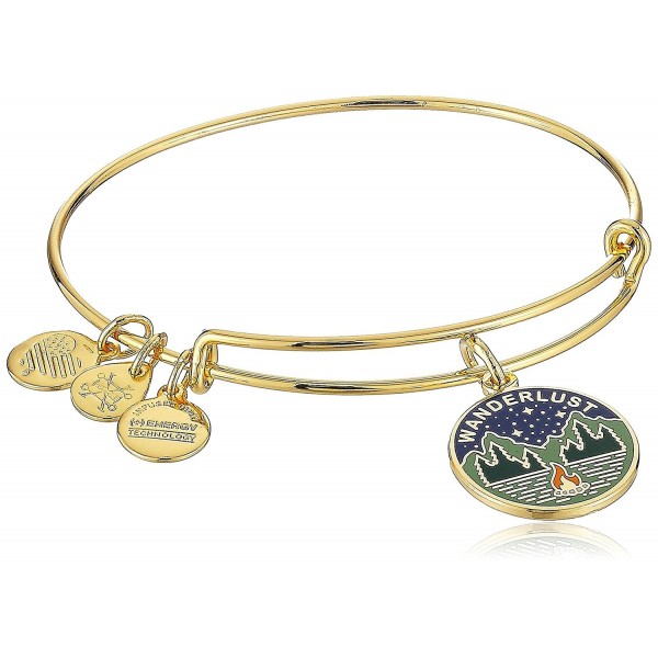 Alex and Ani Words are Powerful- Wanderlust Bangle Bracelet - C2183N0KI6D