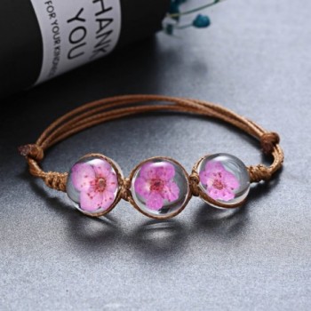 Rinhoo Handmade Gemstone Adjustable Bracelet in Women's Bangle Bracelets