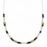 Silpada 'On the Horizon' Sterling Silver and Brass Multi-Stone Necklace- 18+2" - CQ12N8SIFUP