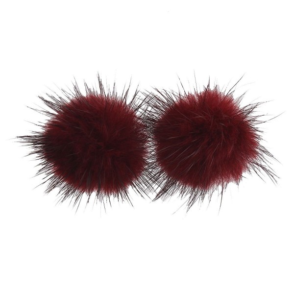 Grace Jun Earrings without piercing - Wine red - CS18428AQE5