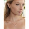 Mariell Round Cut Zirconia Necklace Bridesmaids