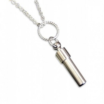 Message Capsule Cremation Memorial Necklace