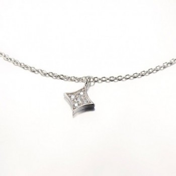 Sterling Silver Necklace Dangling Pendants in Women's Choker Necklaces