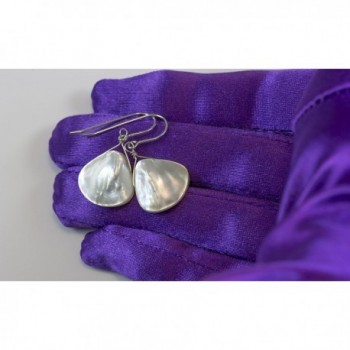 Sterling Silver Mother Earrings Smooth