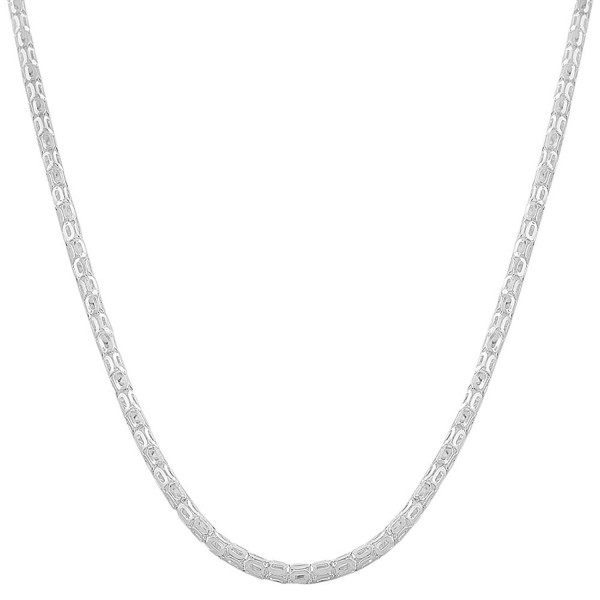 Sterling Silver 2.4-mm Oval Popcorn Chain (24 Inch) - CT118NE79PV