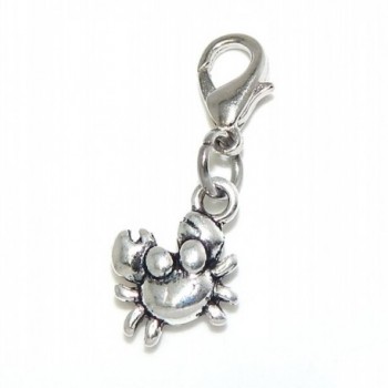 Pro Jewelry Dangling "Crab" Clip-on Bead for Charm Bracelet 34429 - CU11OWPGP73