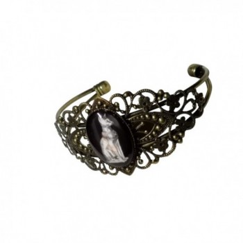 Goddess Bast Bracelet Victorian Bronze