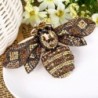 EVER FAITH Gold Tone Rhinestone Honeybee in Women's Brooches & Pins