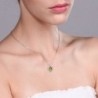 Heart Shape Citrine Silver Pendant in Women's Pendants
