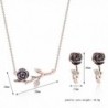 Fashion Flower Earrings%E4%B8%A8Necklace Plated%E4%B8%A8Wedding Jewelry in Women's Jewelry Sets