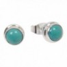 NOVICA Reconstituted Turquoise Sterling Earrings