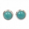 NOVICA Reconstituted Turquoise Sterling Earrings in Women's Stud Earrings