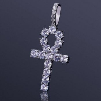 Silver Plated Egyptian Rhinestone Pendant in Women's Pendants