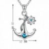 JUFU Sterling Silver Nautical Necklace in Women's Pendants