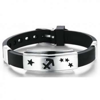 AnaZoz Jewelry His and Hers 12 Constellation Zodiac Sign Logo Charms Bracelet -- Sagittarius - CG11ZQW90HN