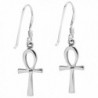 Petite Egyptian Sterling Silver Earrings in Women's Drop & Dangle Earrings