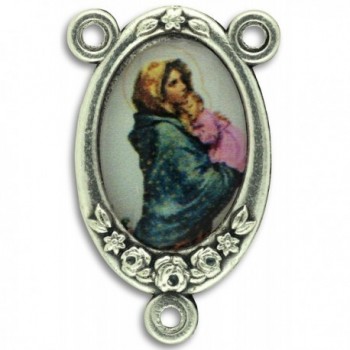 LOT of 5 - Rosary Center Madonna of the Streets Center Piece Color Image. 1 inch - C8121WRGTJR