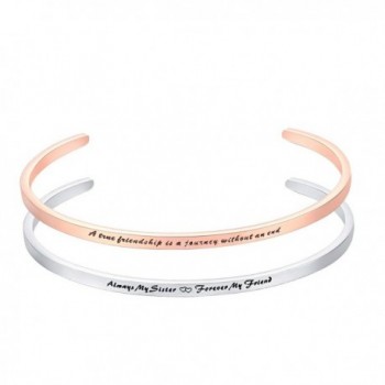 Bracelet Engraved Forever friendship Inspirational - B - CC186XTOLEC