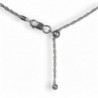 Sterling Silver Adjustable Rope Chain 1.2mm- 22 Inch - CR12EPODS3J
