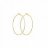 YAZILIND Circle Polished Earrings Diameter