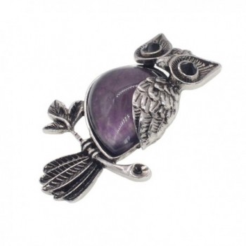 Zhepin Necklace Amethyst Natural Spiritual in Women's Pendants