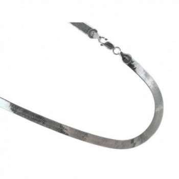 5.7mm Herringbone .925 Sterling Silver Necklace- Italian Chain. 16-18-20-22-24 inches - CD11T8HLTDZ
