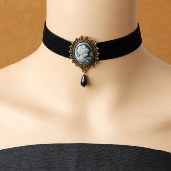 JJTZX Victorian Velvet Choker Necklace in Women's Choker Necklaces
