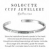 SOLOCUTE Sterling Bracelet Inspirational Bracelets