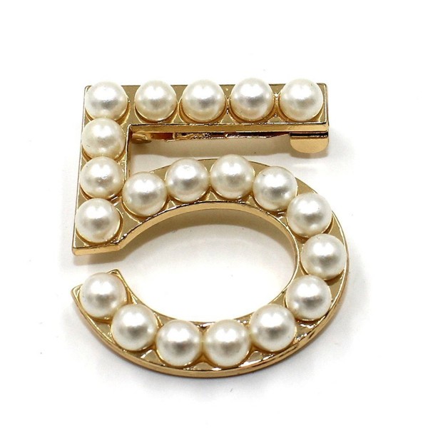 Xmall Fashion Pearl 5 Brooch - CN128AAKS53