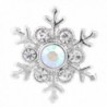 Vocheng 18mm Christmas Gift for Women 4 Colors Snowflake Snap Charm Vn-1143 Pack of 2pcs - CV12GFVV02V