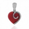 Heart Reconstructed Sterling Silver Jewelry