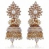 Royal Bling Bollywood Jewelry Meenakari Jhumka Jhumka Earrings for Women - CA12FO999HN