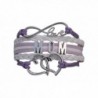 Mom Bracelet- Mom Jewelry- Mom Infinity Bracelet- Makes the Perfect Gift For Moms - " Purple " - CX12GL5OLVN