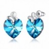 PLATO Heart Earring Swarovski Crystals