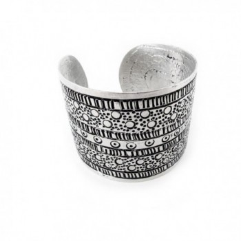Maisha Fair Trade Hand Hammered and Antiqued Cuff Bracelet - CA11EUC294V